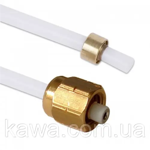 Трубка тефлонова Delonghi 335 mm 5513222421 скоба — гайка