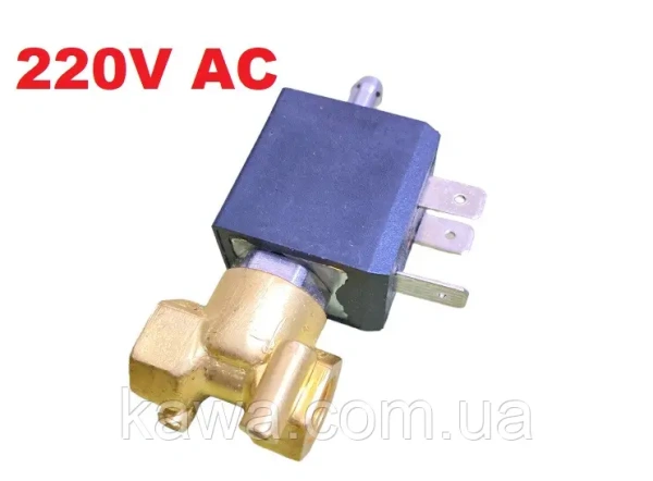 Електроклапан гарячої води триходовий 220 V AC 50Hz Saeco 11004637 (11011462)
