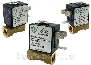 Електроклапан гарячої води 220 V AC 50Hz 11008828 (9121.080.00А)
