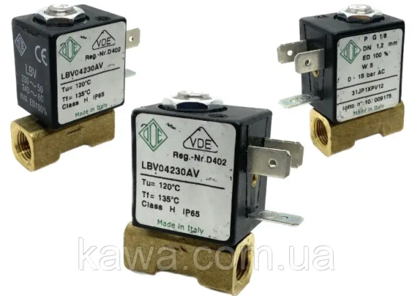 Електроклапан гарячої води 220 V AC 50Hz 11008828 (9121.080.00А)