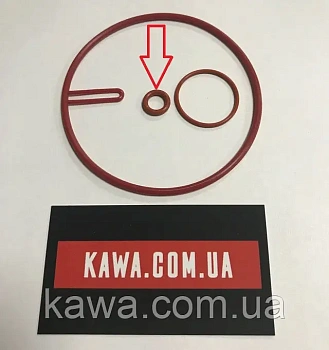 Прокладка o-ring для кавомашини12,9x8,5x2,2 mm saeco nm 01.008 під болт у бойлер