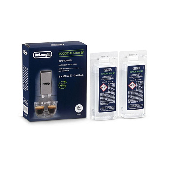 Засіб від накипу для кавомашин DeLonghi AS00006368 DLSC200 EcoDecalk 2шт.x100ml