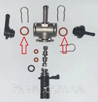 Ущільнювач крана пар-вода Odea/Talea  OR 108, d=8.73x1.78mm 12000042  